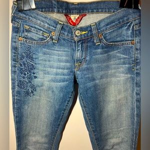 Lucky Brand straight leg Ol’ Bellle Terre limited edition jeans.
